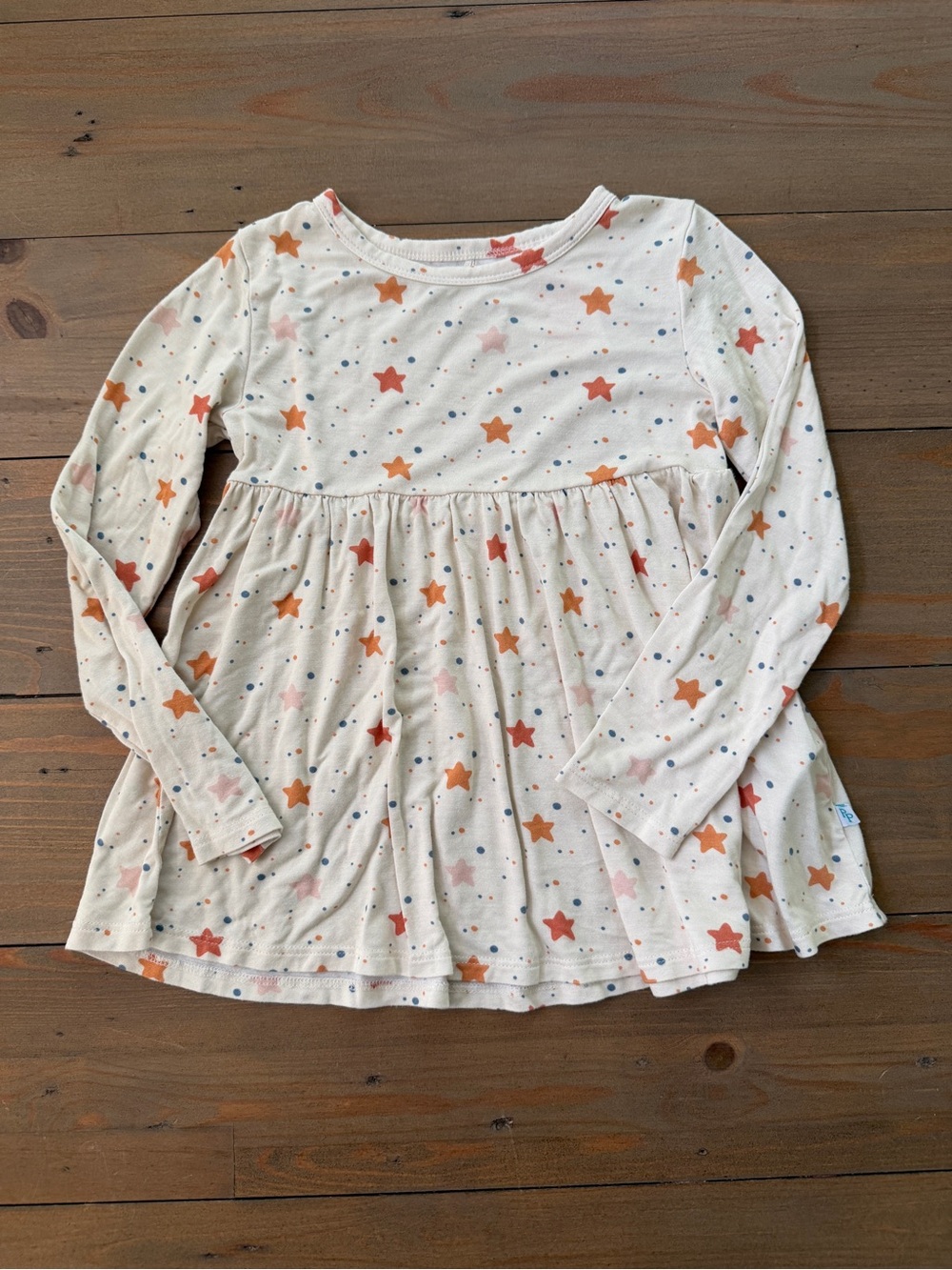 Posh Peanut Girls’ Star Bamboo Long Sleeve Top - 5T